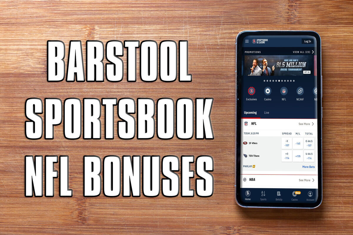 Barstool Sportsbook Score NFL TD bonus or 1K riskfree bet this