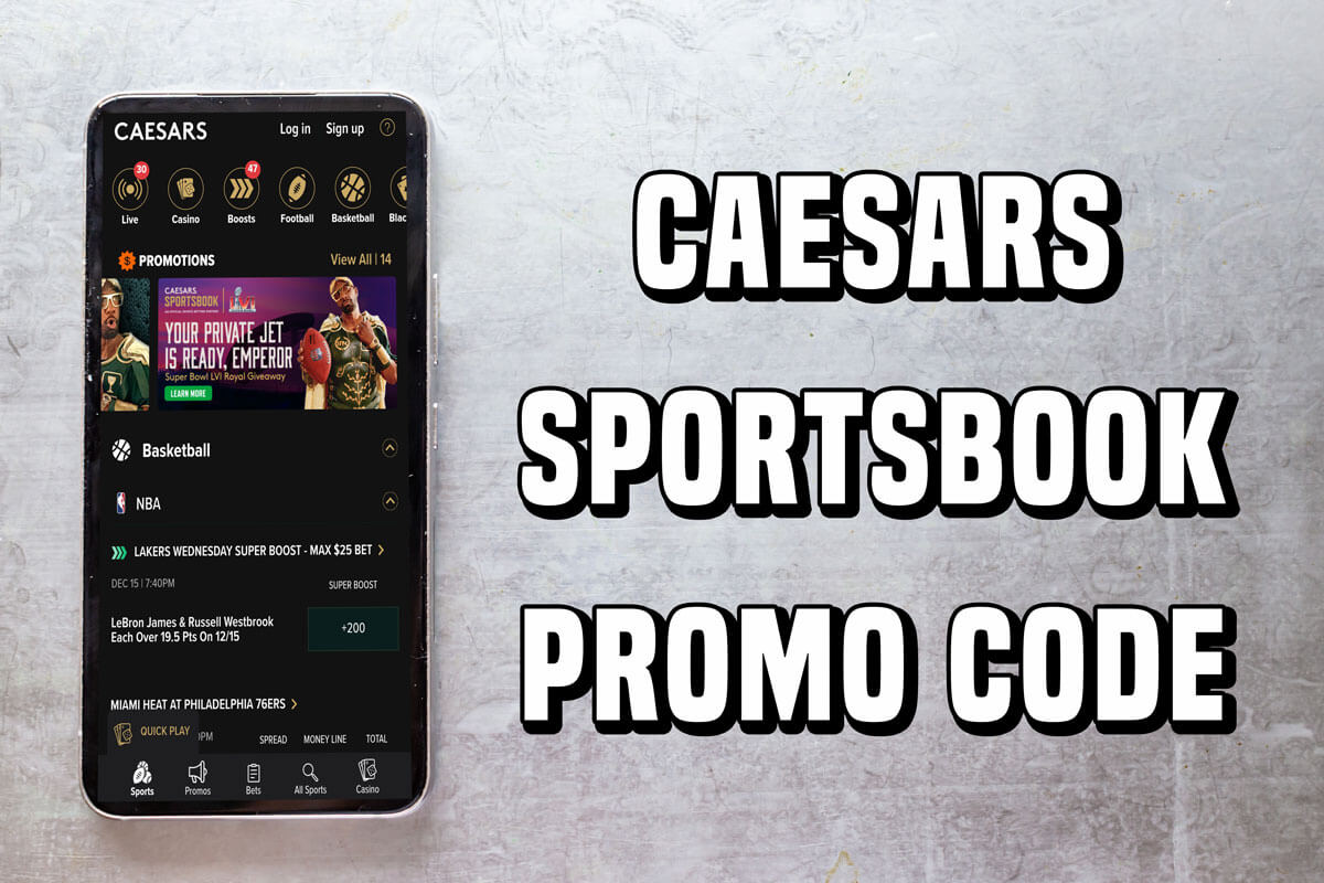 Caesars Sportsbook promo code get best MNF bonus before kickoff