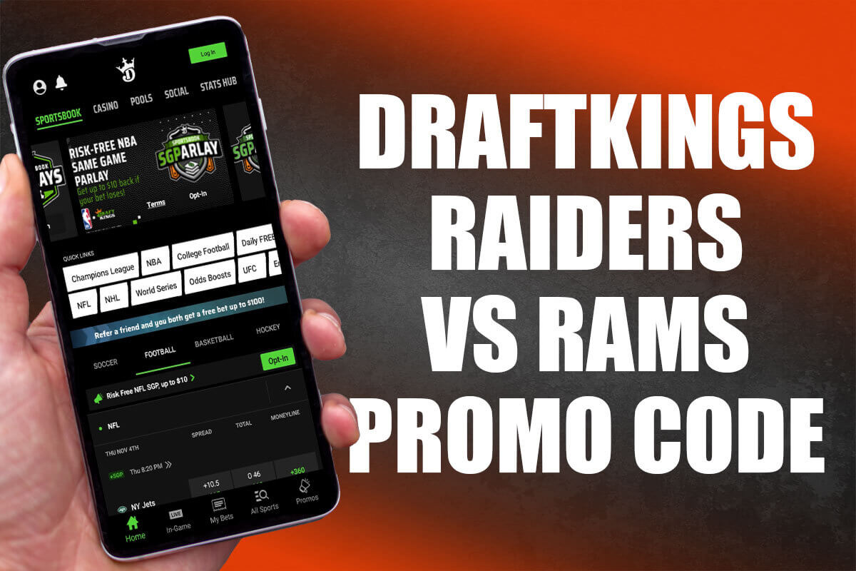 DraftKings promo code turns 5 into 150 on RaidersRams TNF amNewYork