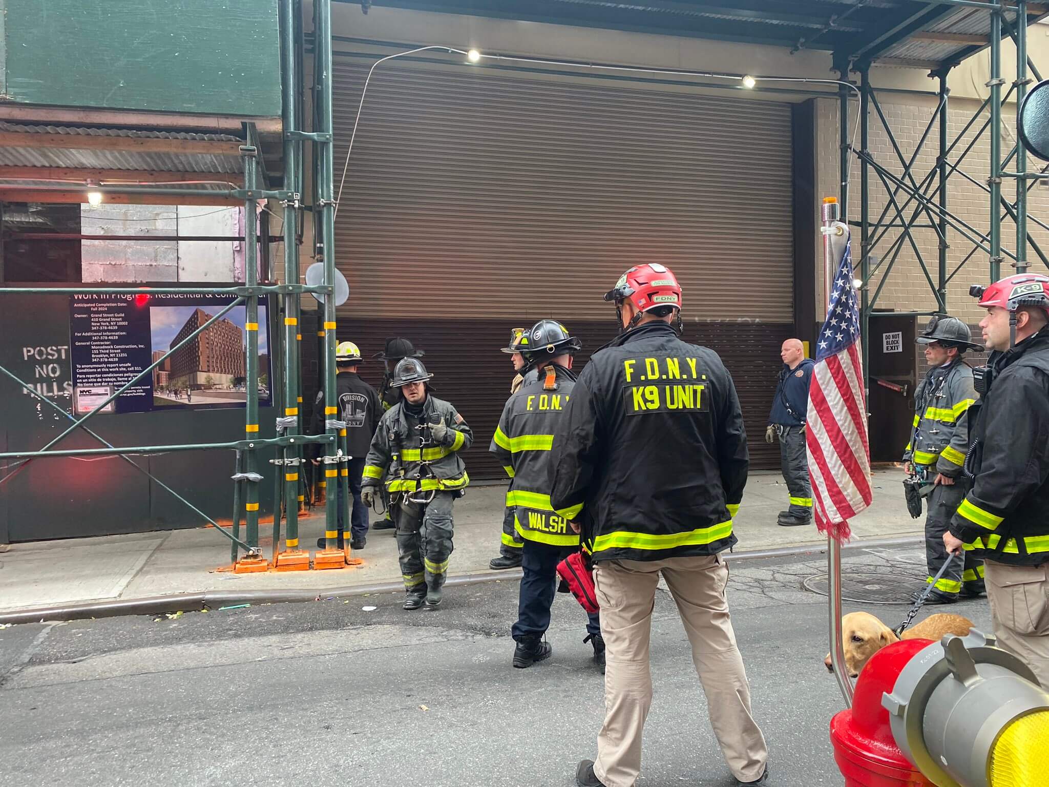 FDNY Rescues Worker Wedged Between Buildings on Lower East Side