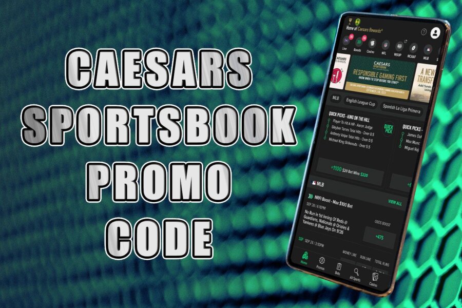 Caesars Sportsbook promo code for TNF 1,000 first