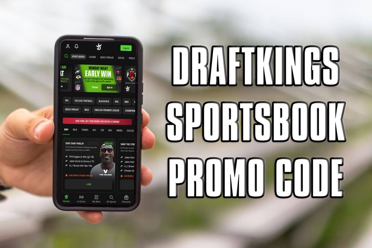 DraftKings Sportsbook promo code 200 BillsBucs bonus, TNF betting