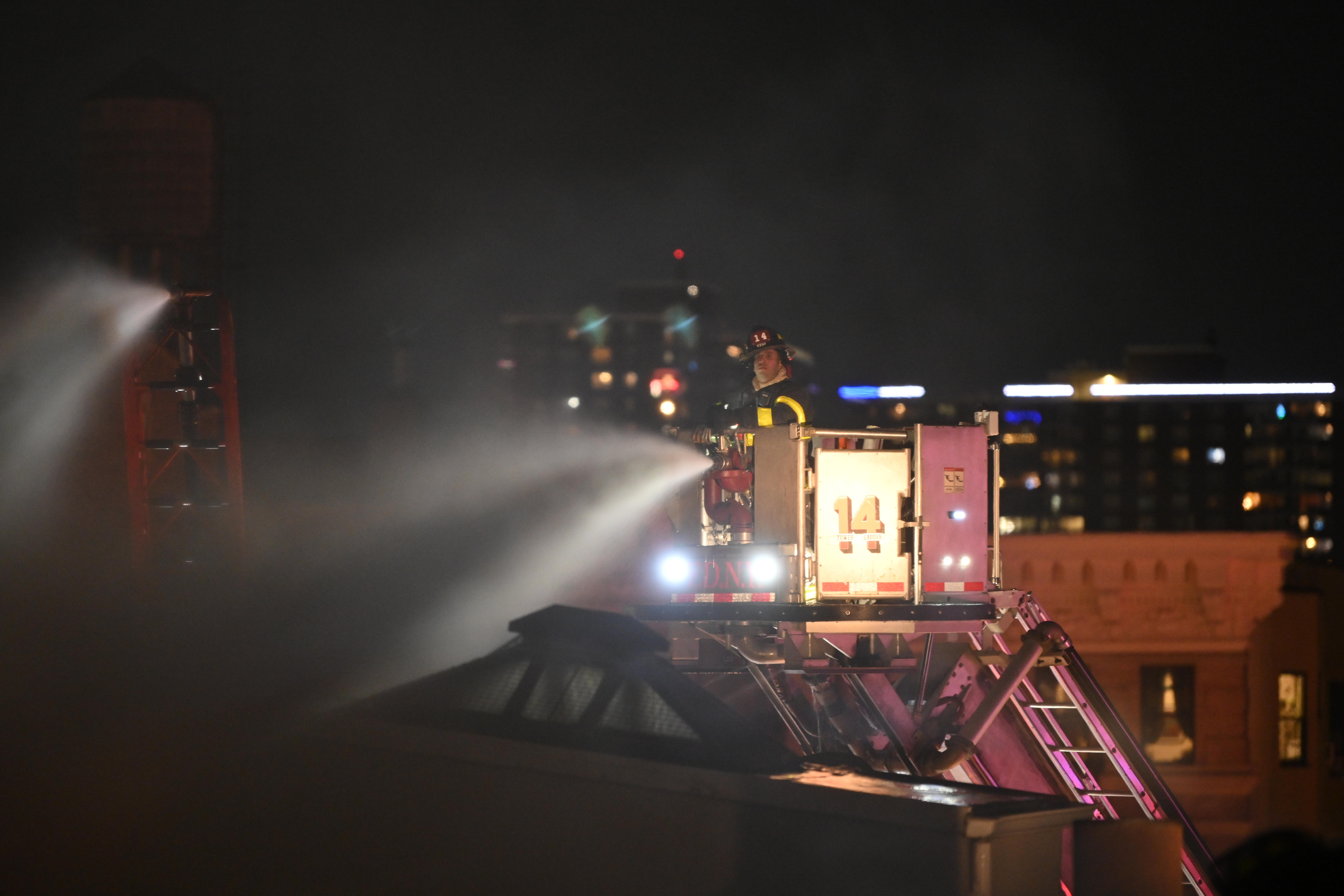 Harlem Fire Injures Four Firefighters