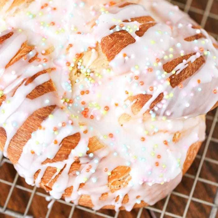 Sweet Glazed Easter Bread A Mom's Take