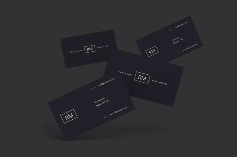 Metallic Foil Business Cards Silver Design and Printing GTA and