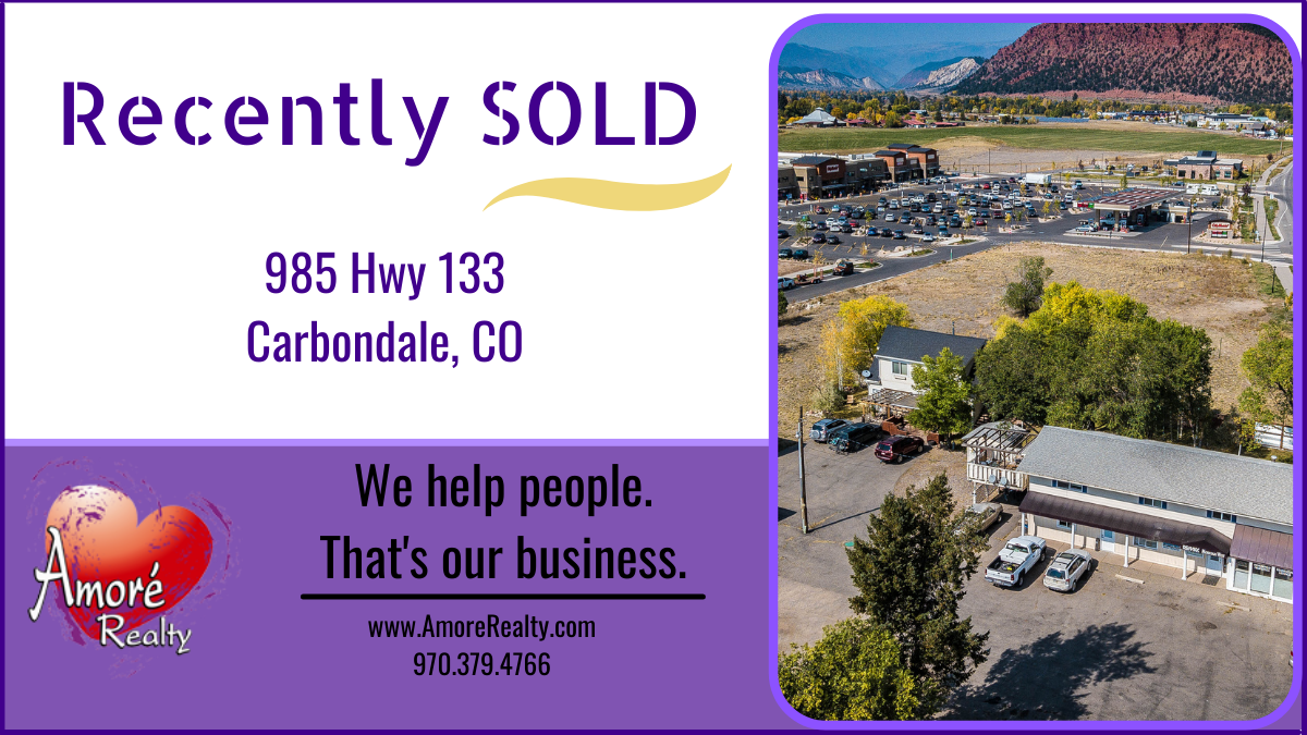 Just Sold 985 Hwy 133 Carbondale, CO Amore Realty LLC