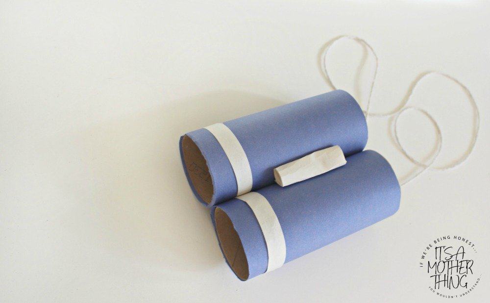 Weather Watcher Construction Paper Binoculars Kid Craft + Free