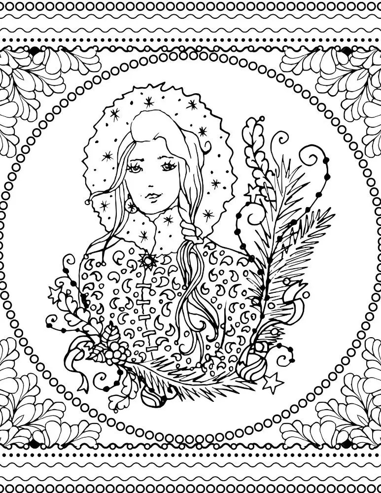 Free Printable Christmas Mandala Coloring Pages for Adults and Kids