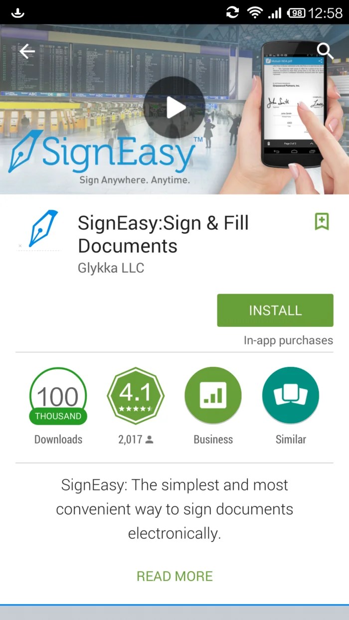 How to Digitally Sign Documents using SignEasy App on Phones or Tablets?