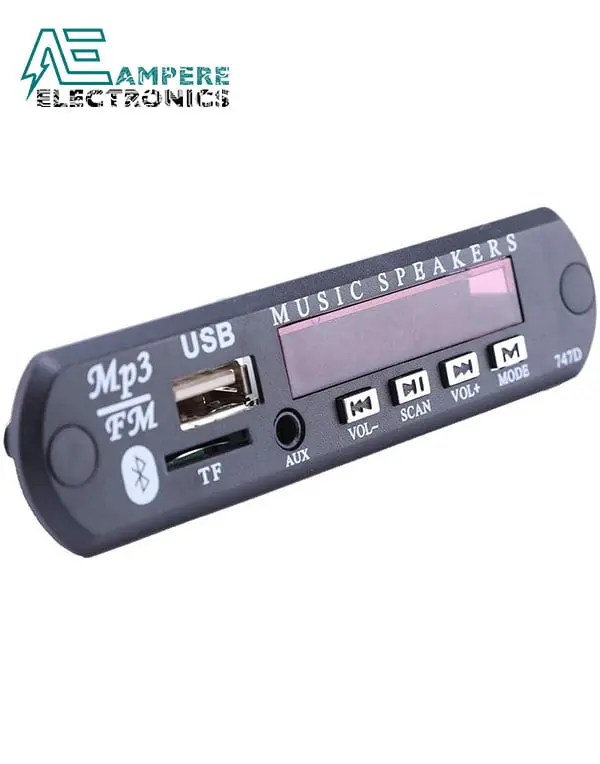 Bluetooth Mp3 Module With USB, SD Card And Radio Ampere Electronics