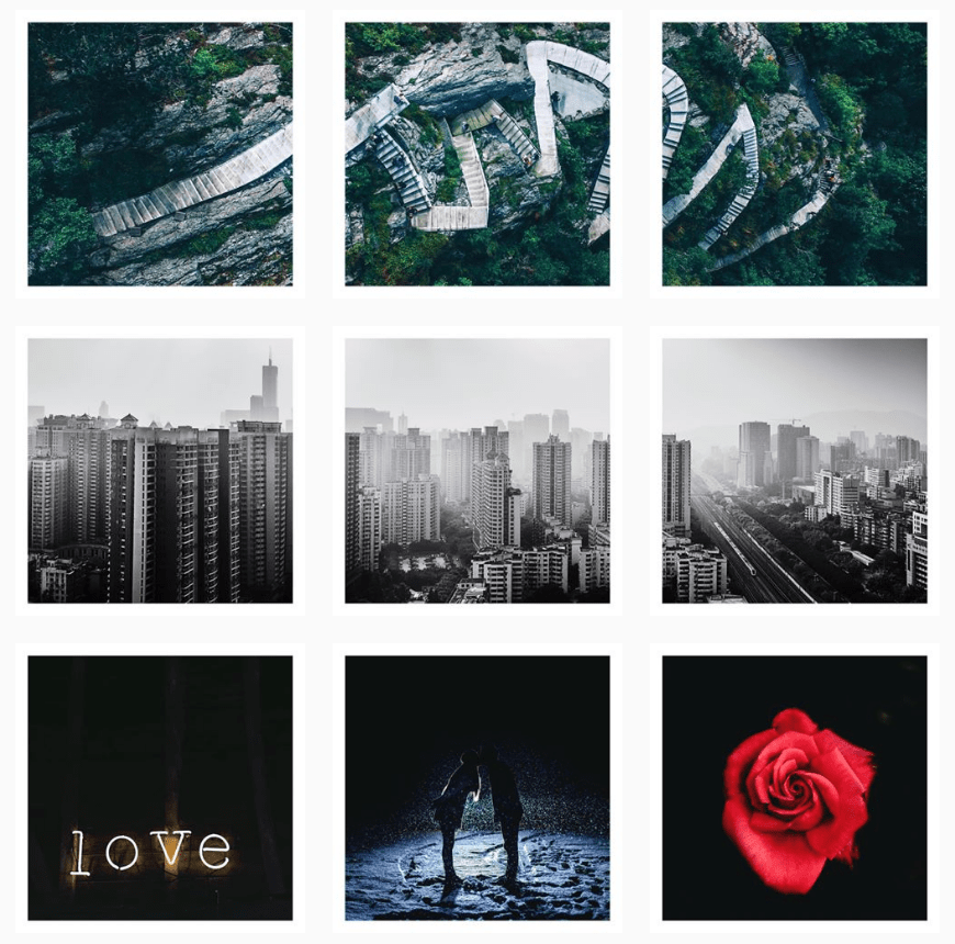 horizontalinstagramgridmotif Ampfluence 1 Instagram Growth Service