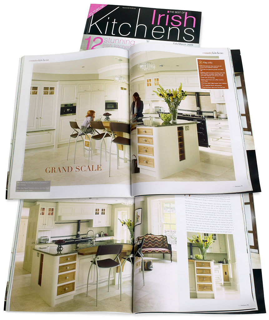 Advertorial feature by Robinson Interiors in the Feb / March 2009 issue