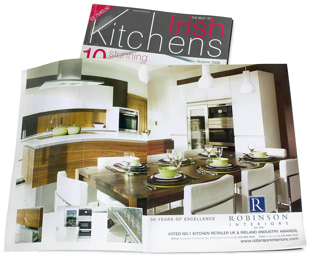Advertisement by Robinson Interiors in the Autumn 2008 issue of the