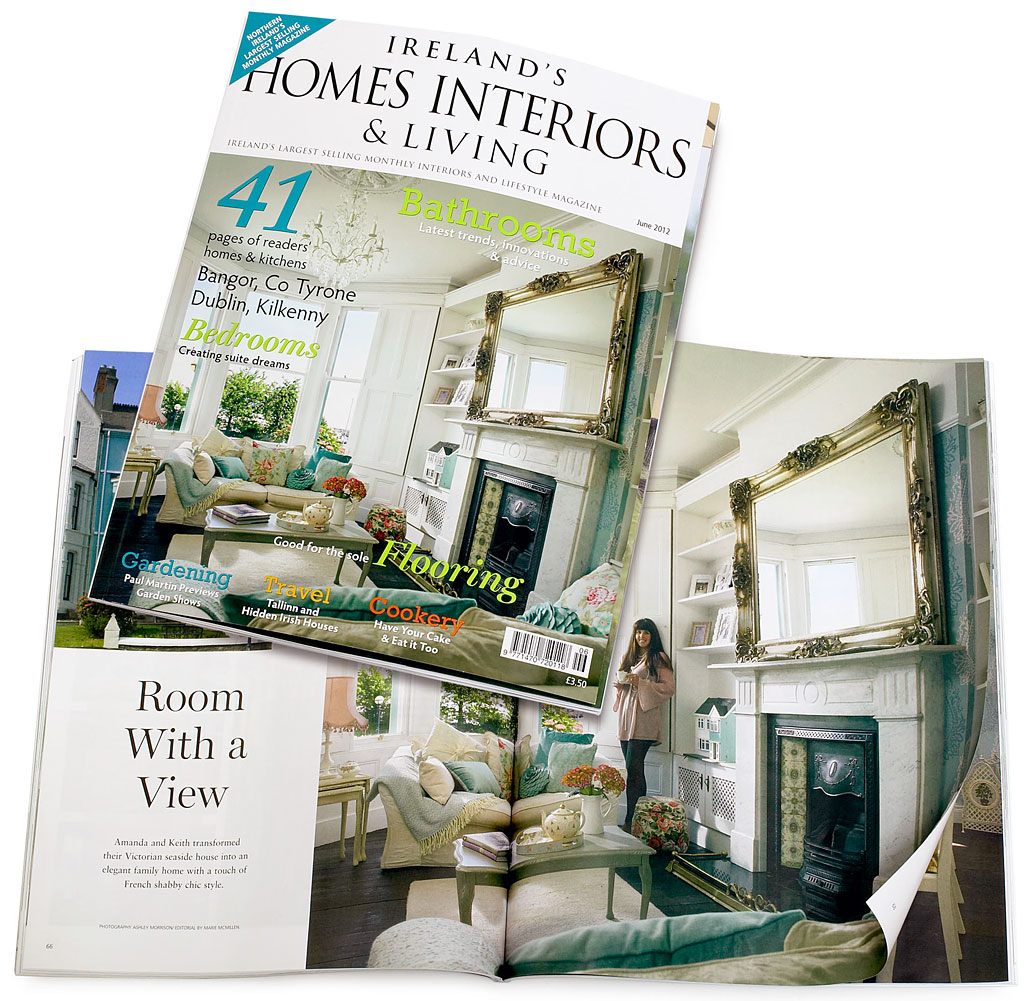 The cover plus pages 66 to 75 in the June 2012 issue of Ireland's Homes
