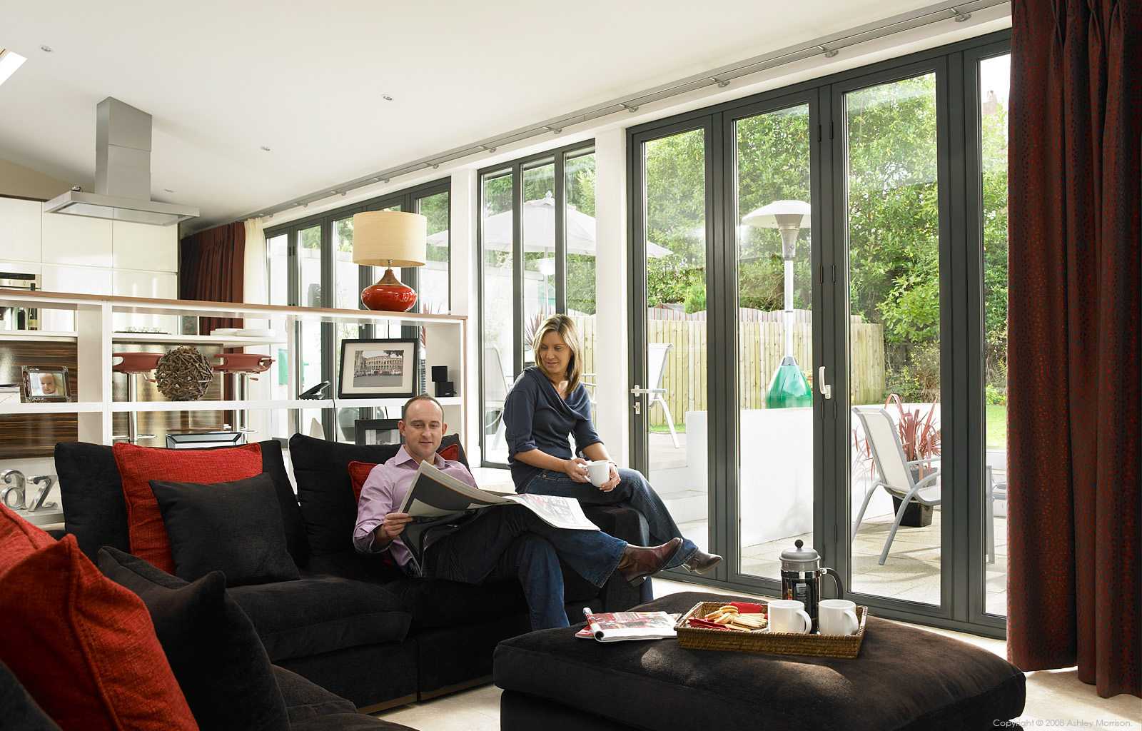Stephanie and Ciaran Conway in their 1930's detached villa in Belfast.