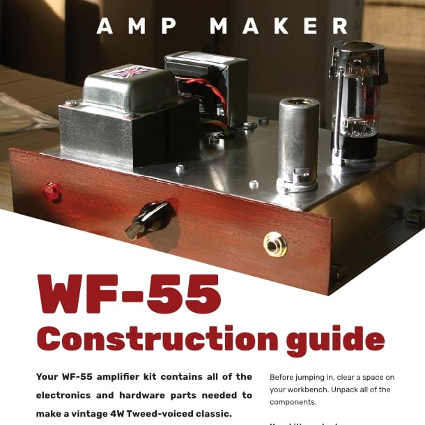 WF55 4W Tweedstyle amp Amp Maker Guitar amp kits