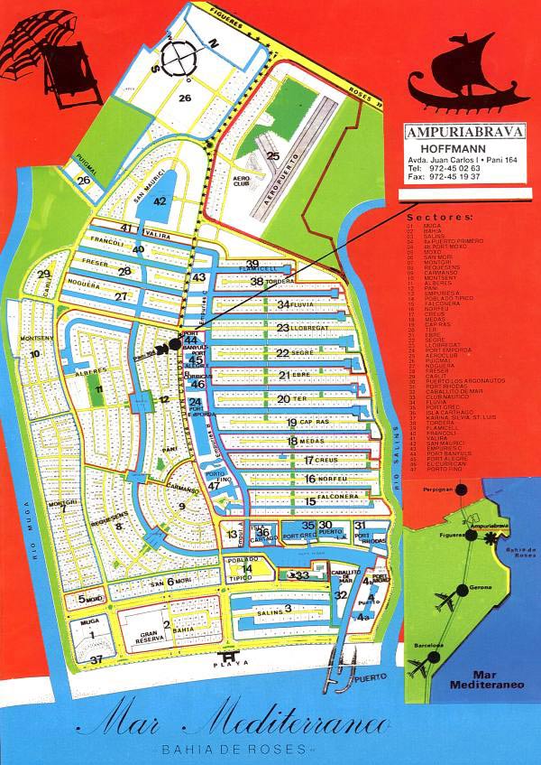 Plan Empuriabrava Immobiliara Hoffmann AICAT 5459 Empuriabrava