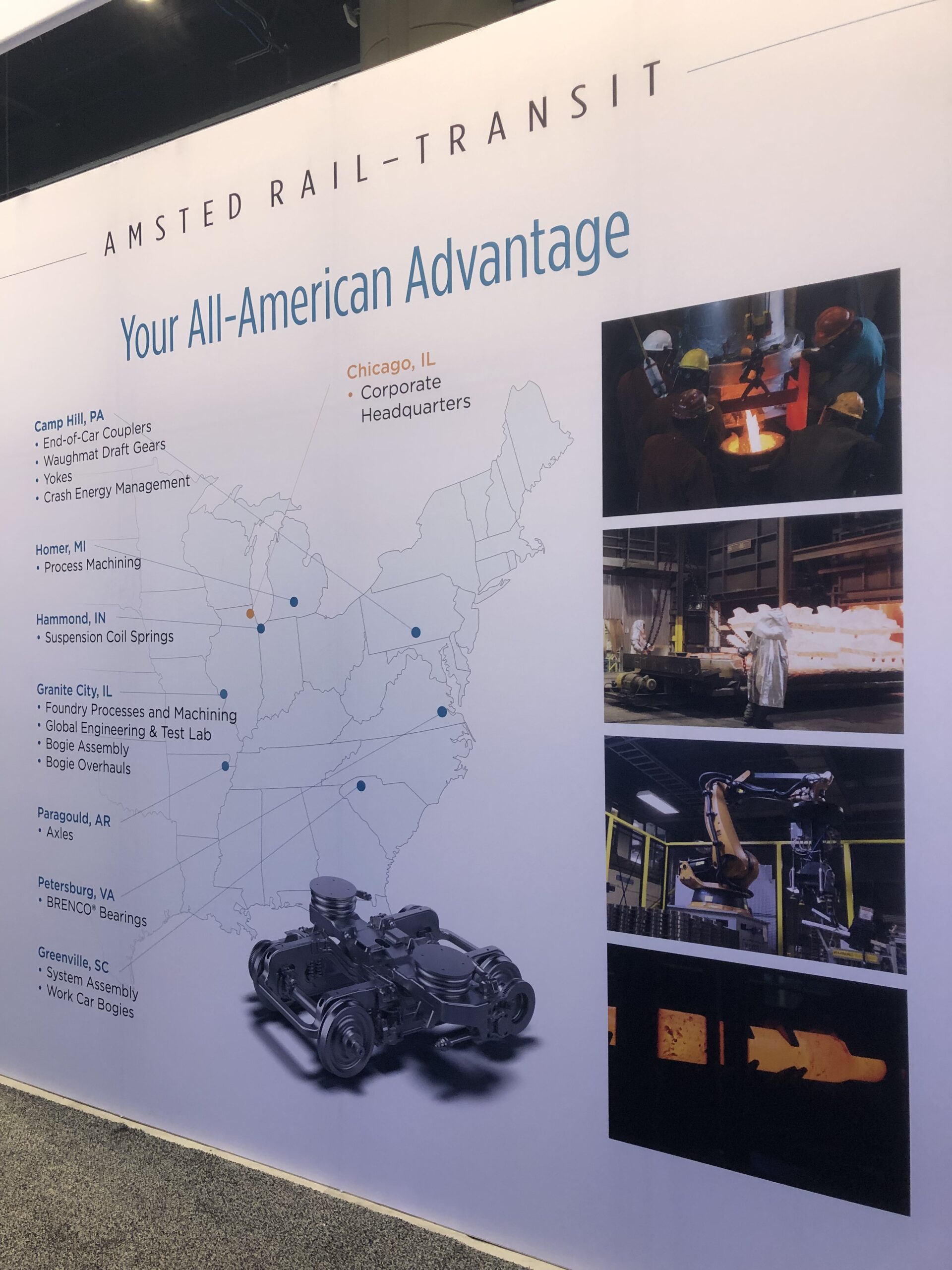 Amsted Rail Transit enjoys successful exhibition at APTA Expo Amsted Rail