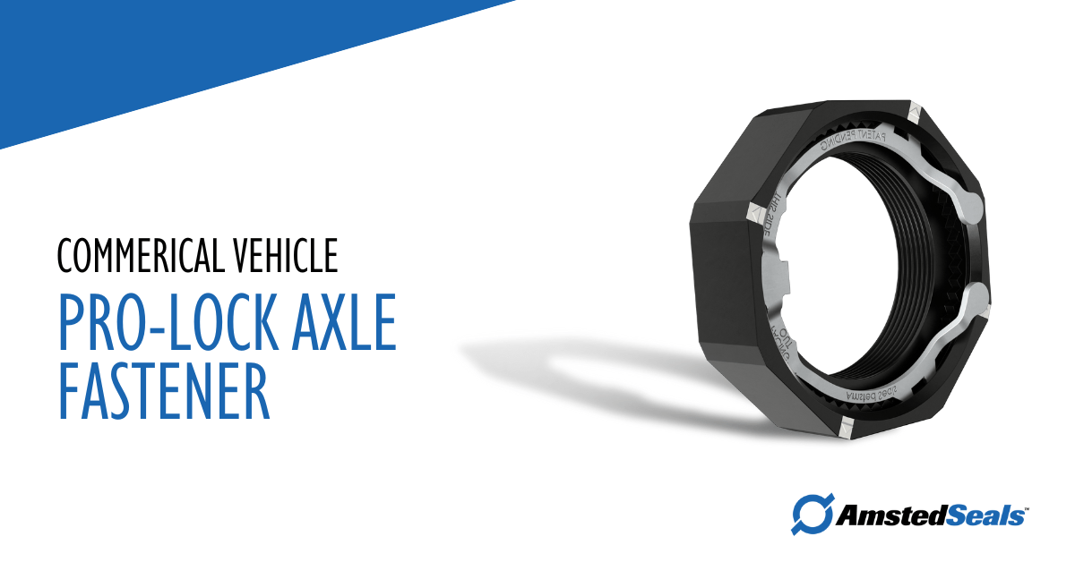 Amsted Seals introduces easy to install Pro Lock™ axle fastener to