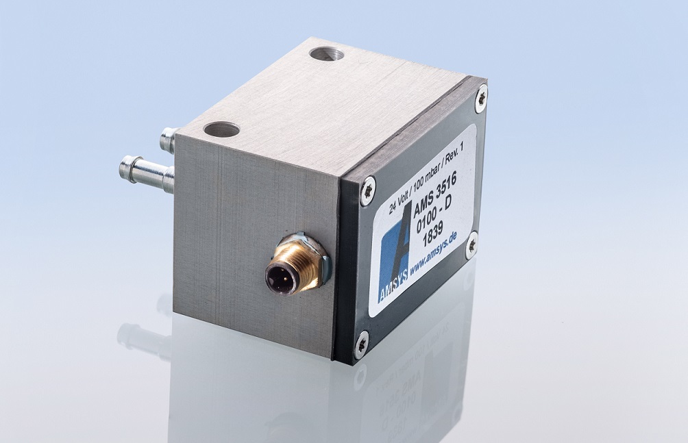 AMS 3516 pressure transmitter with bluetooth 4.2 and analog output