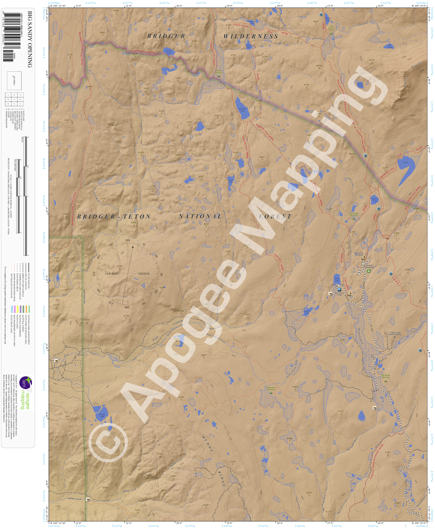 Big Sandy Opening, WY amTopo by Apogee Mapping, Inc.