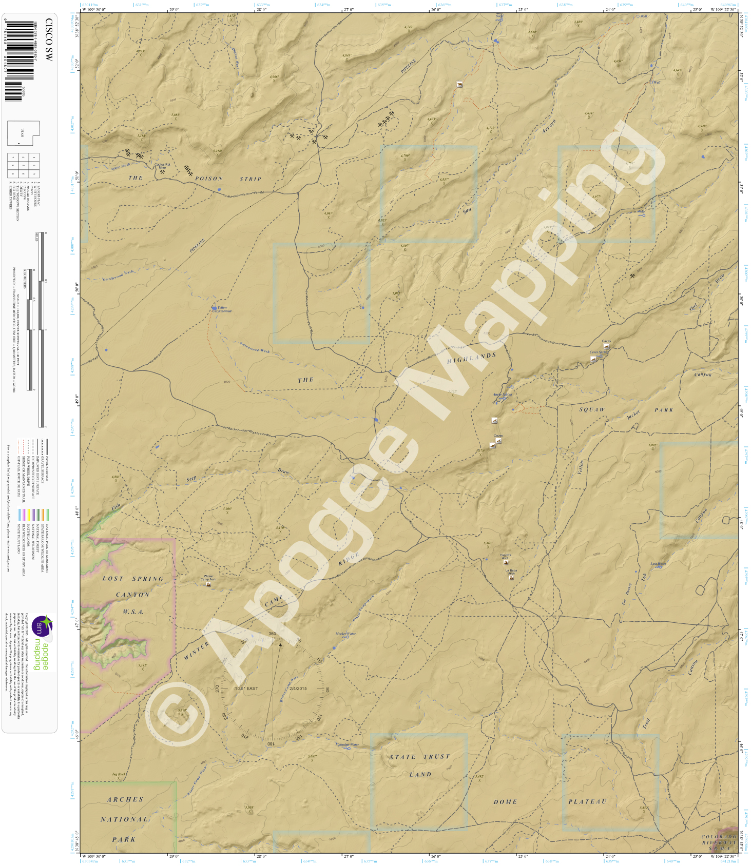 Cisco SW, UT amTopo by Apogee Mapping, Inc.