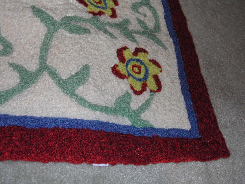 A Charming French Country Style Rooster Rug New
