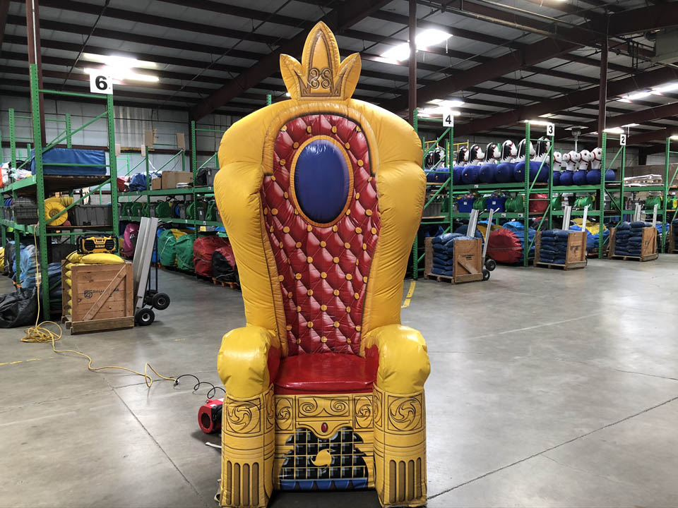 Throne Inflatable Cincinnati A1 Amusement Party Rentals Inflatables Bouncehouse Games