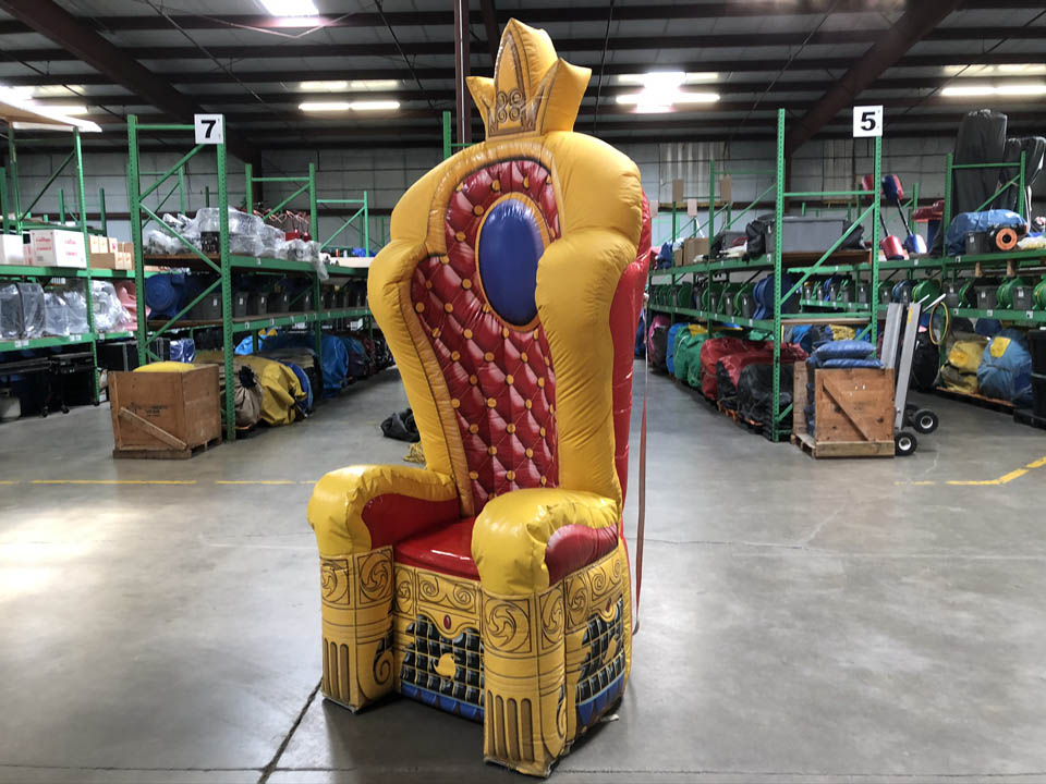 Throne Inflatable Cincinnati A1 Amusement Party Rentals Inflatables Bouncehouse Games
