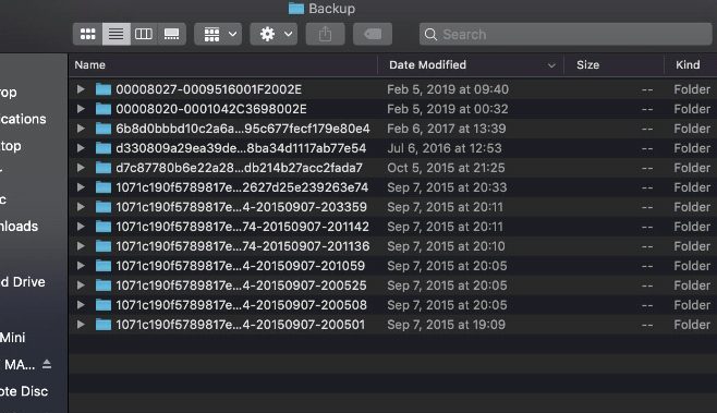 MacやWindows PCで保存されたiPhoneのバックアップファイルを見つける方法 Around Mobile World