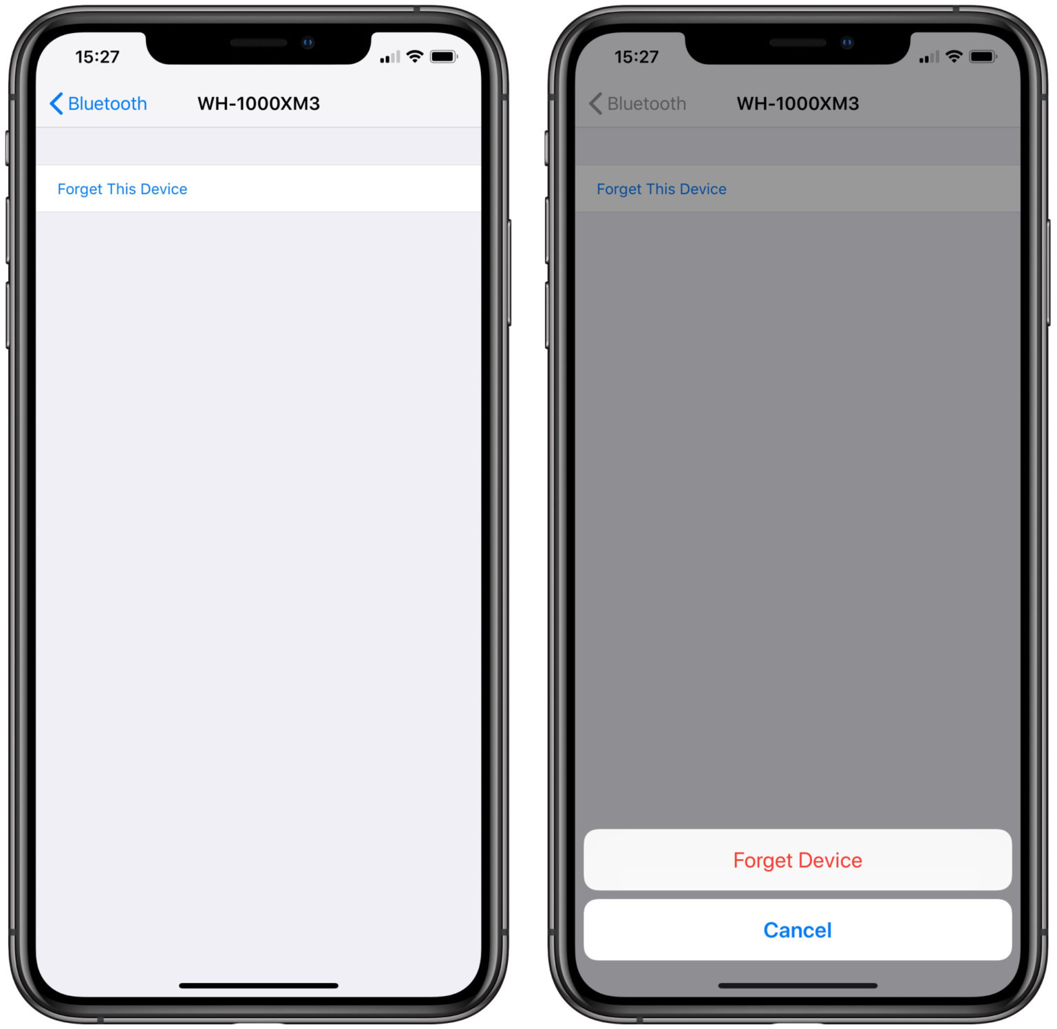 iPhoneやiPadでBluetoothデバイスのペアリングを解除する方法 Around Mobile World