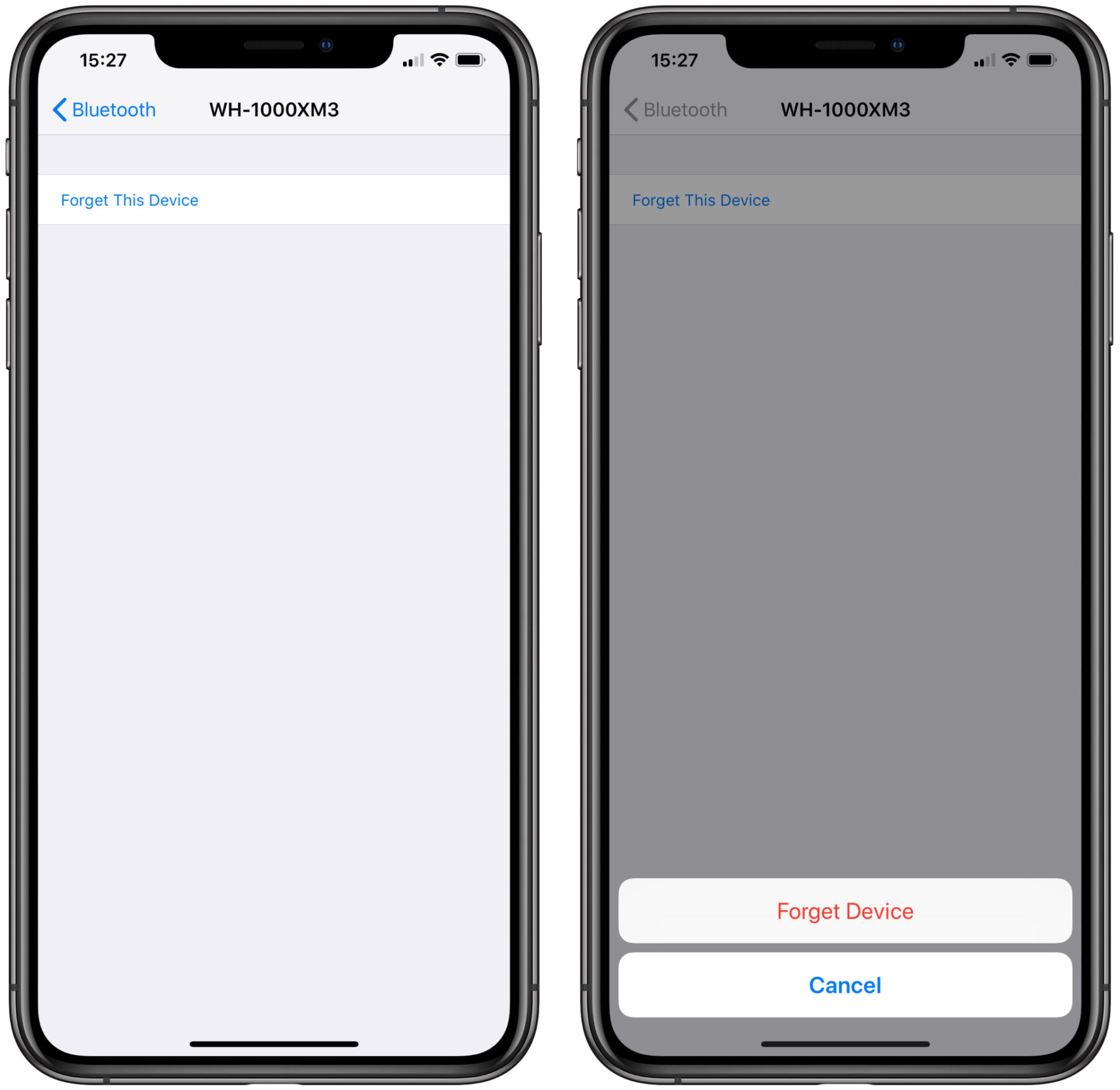 iPhoneやiPadでBluetoothデバイスのペアリングを解除する方法 Around Mobile World
