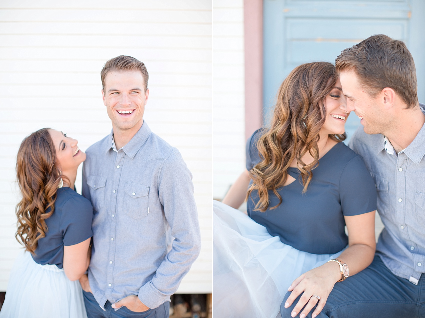 How to Pose Couples with Height Differences Amy & Jordan