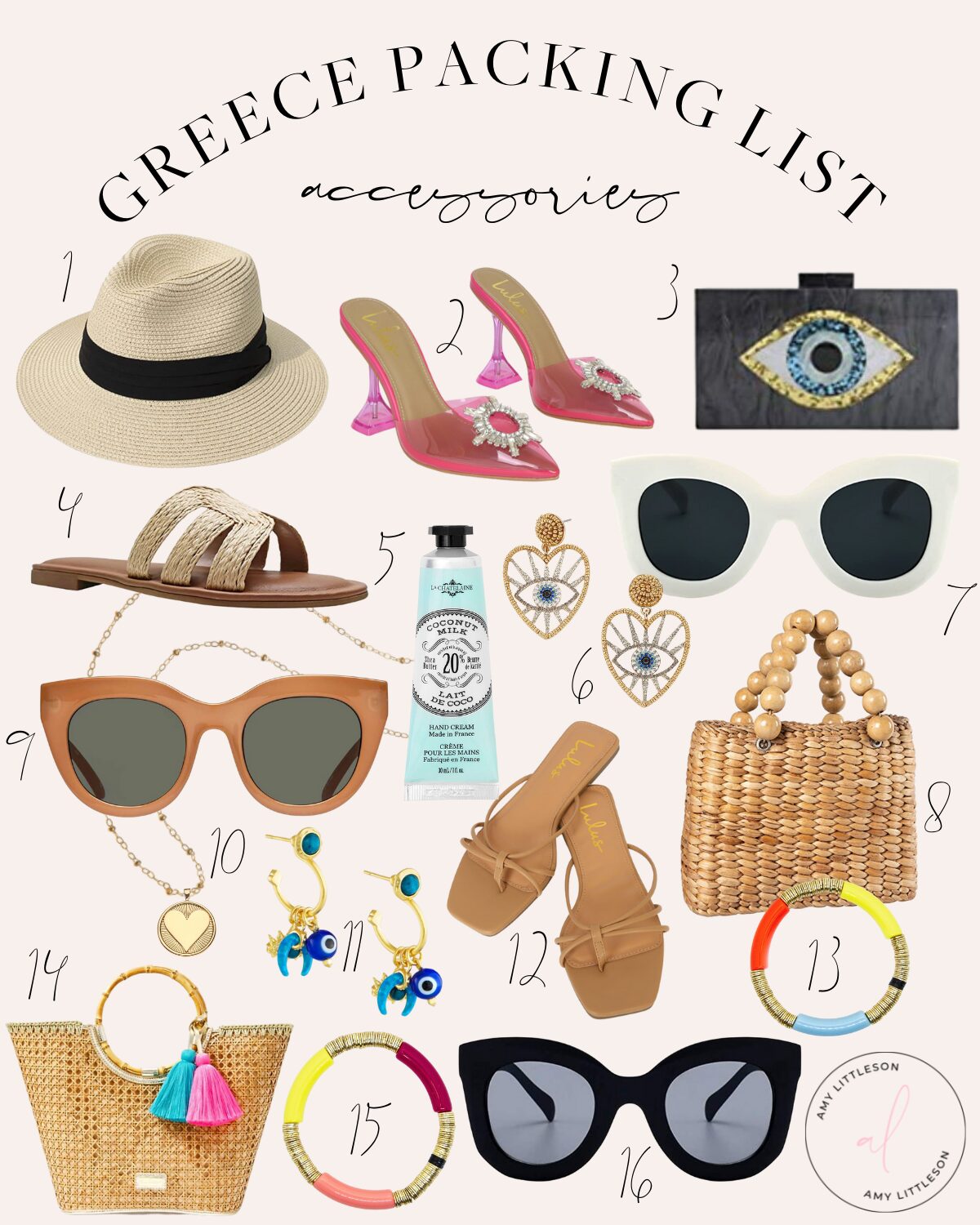 Greece Packing List Amy Littleson
