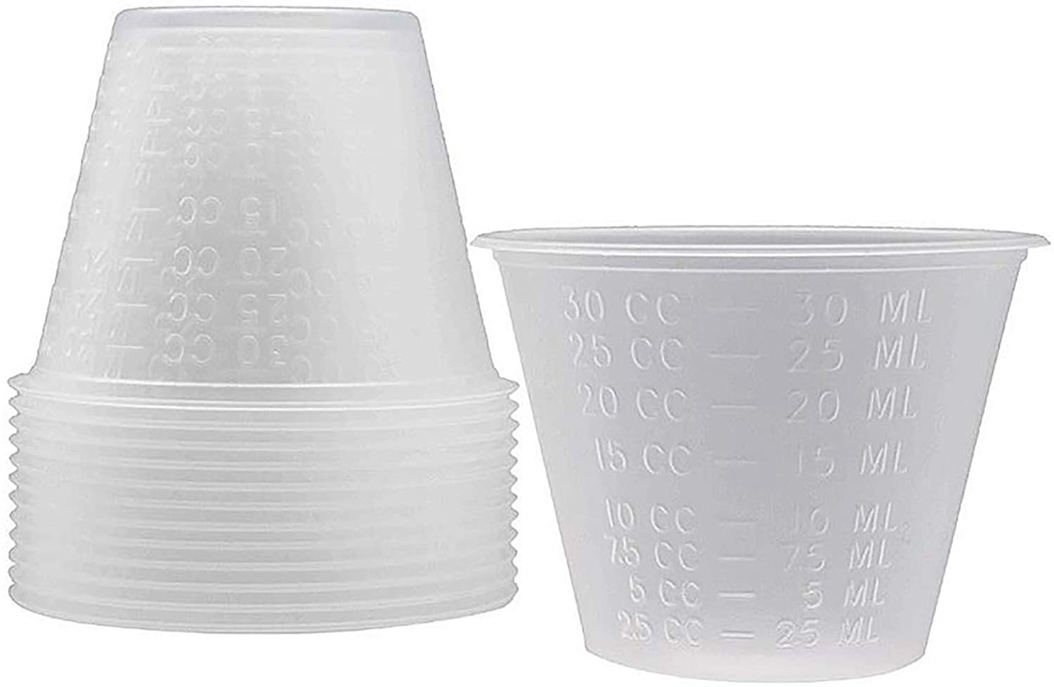 Buy Clear PP Medicine Cups 1 oz /w 2 Measurements