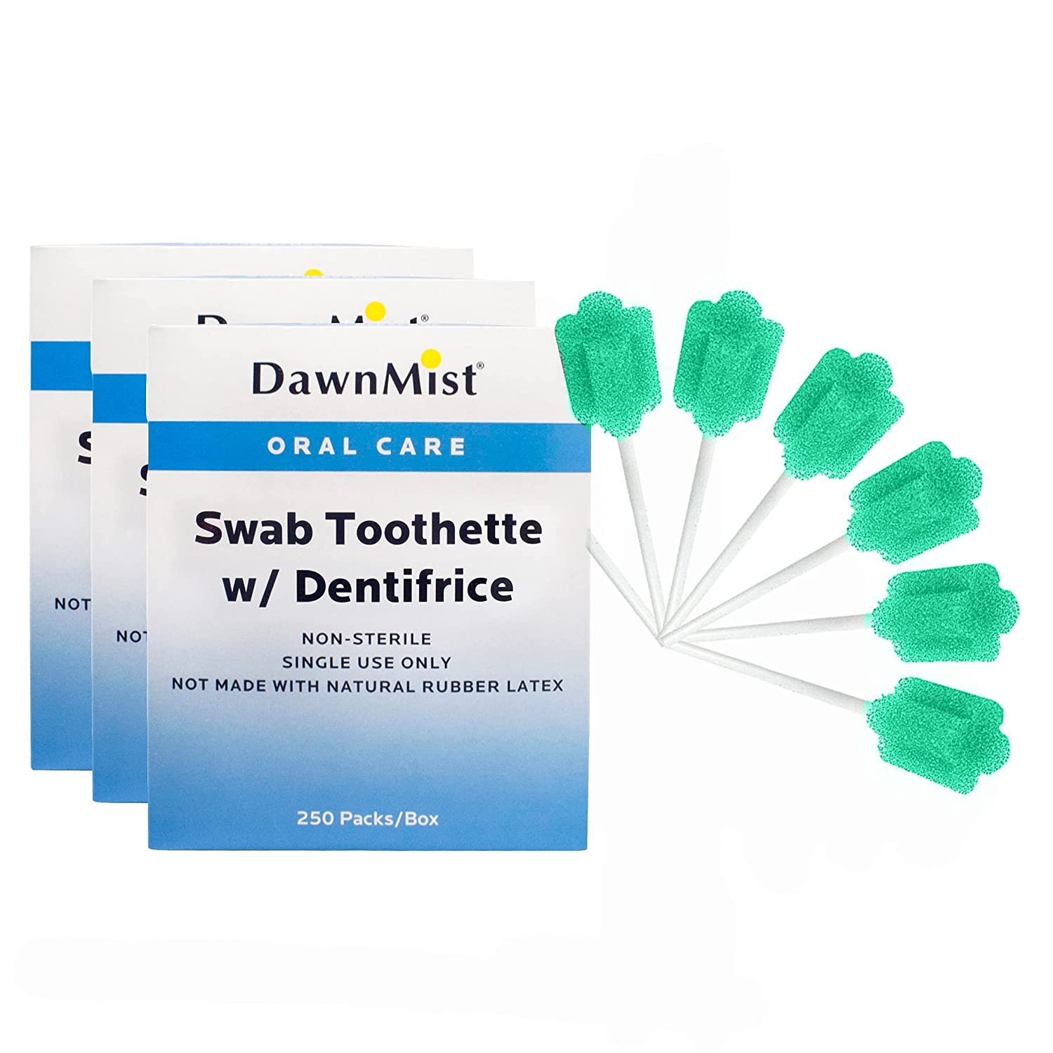👉 Buy 1000 Oral Swabsticks /w Foam Head Untreated