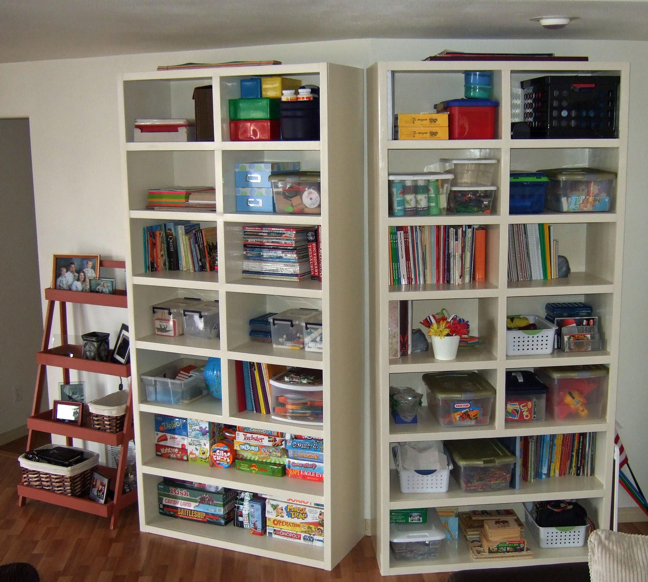 Ana White Danielle's Wall Unit Shelves DIY Projects