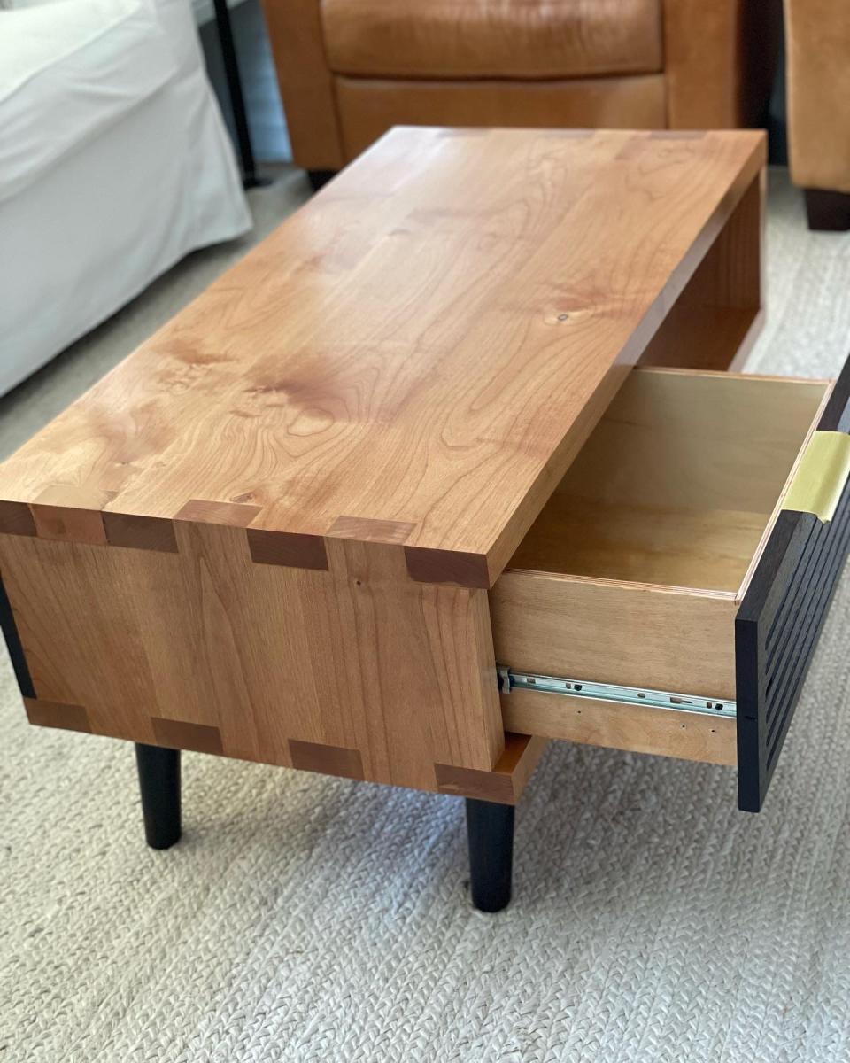 Mid century modern coffee table Ana White