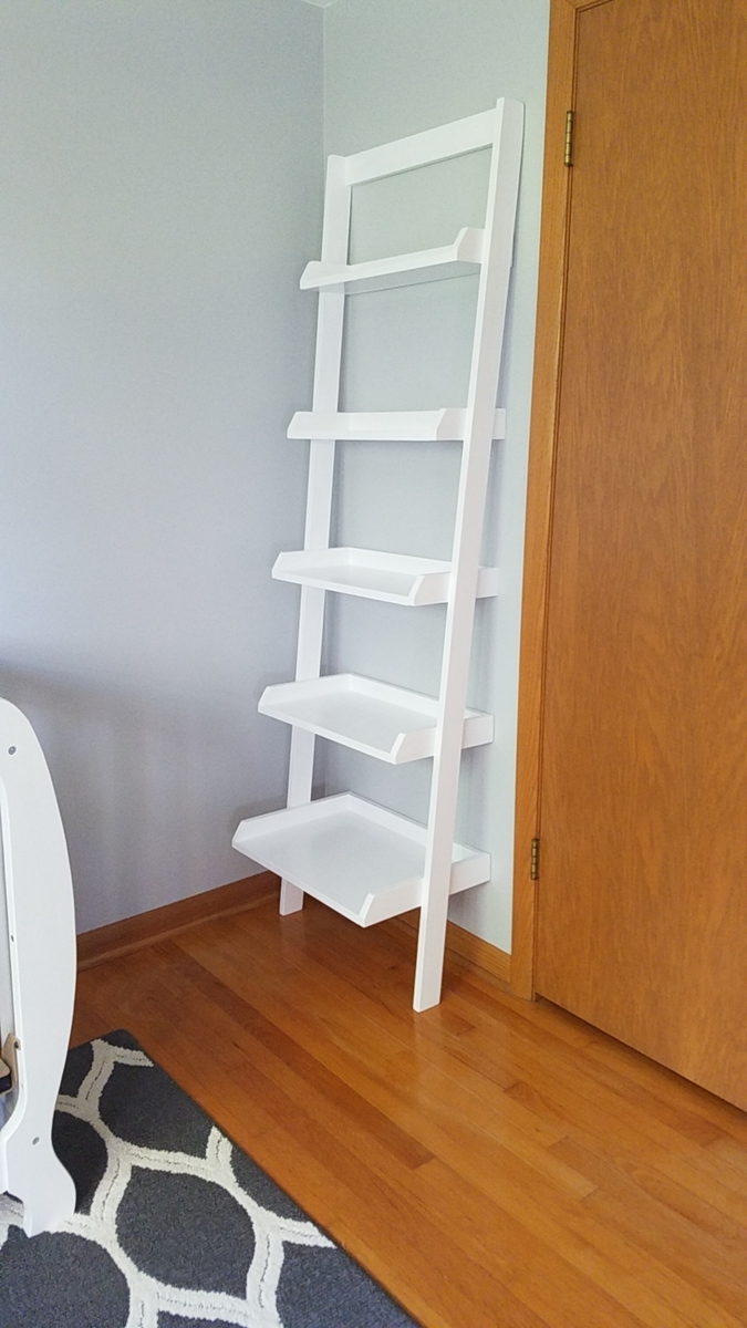 Leaning Ladder Shelf Ana White