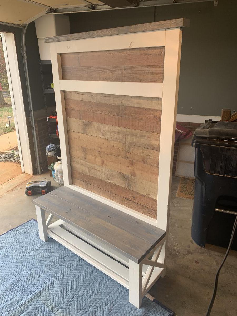 Rustic X Hall Tree Ana White