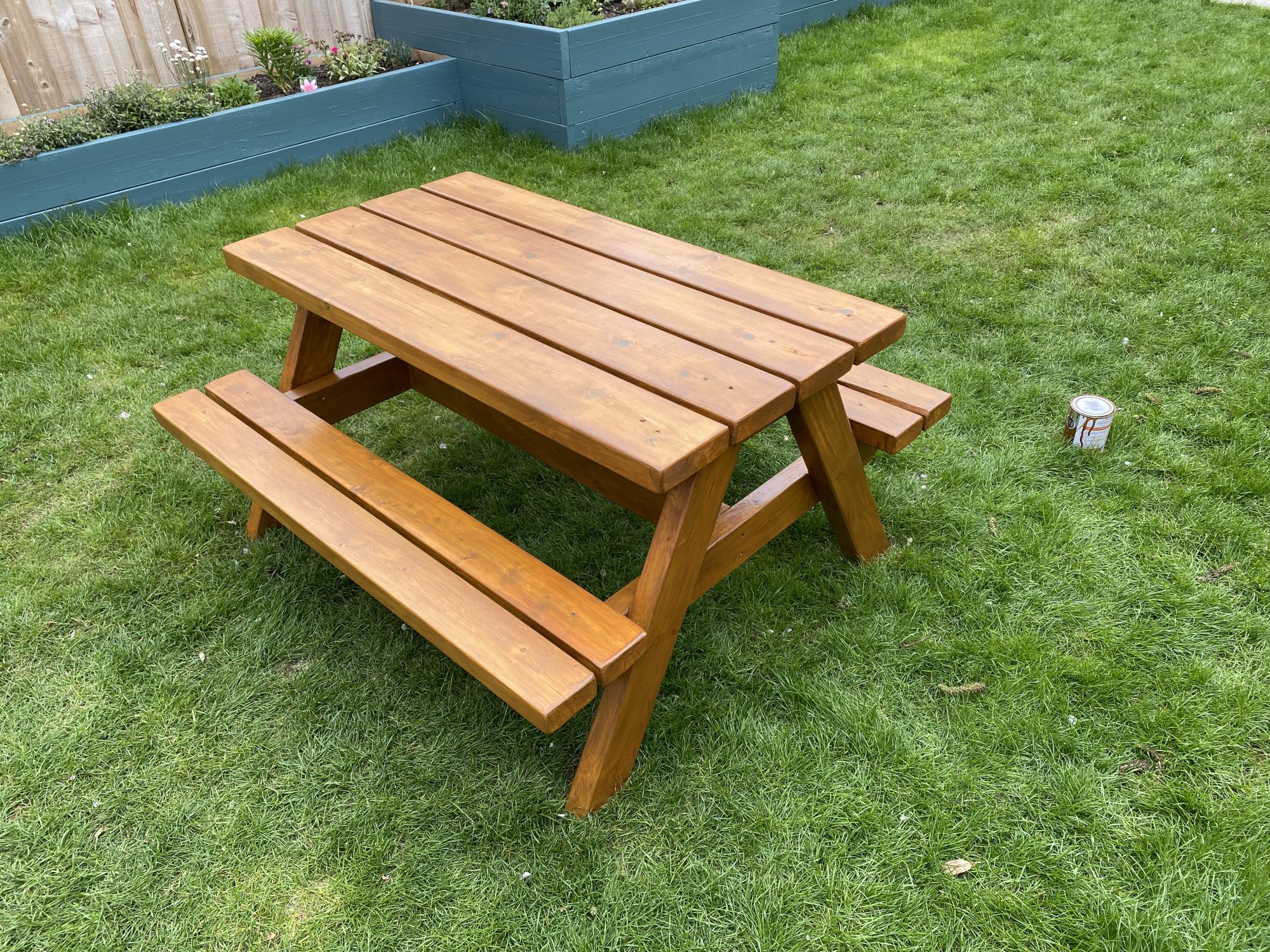 Bigger kids picnic table Ana White Bigger kids picnic table Ana White