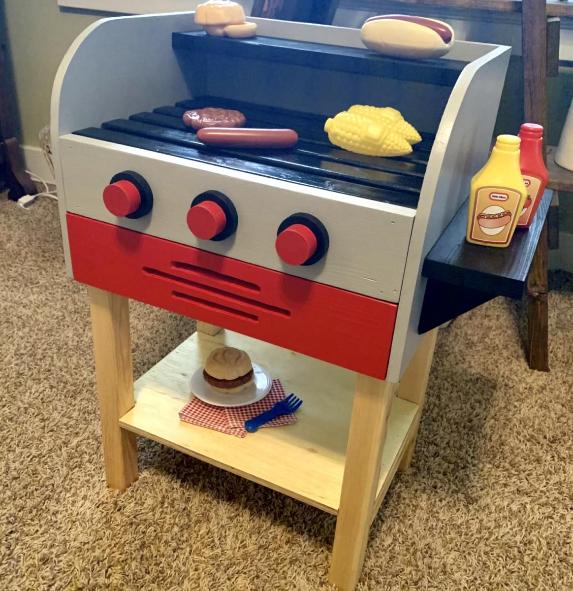 Kids Wooden Play Grill Ana White
