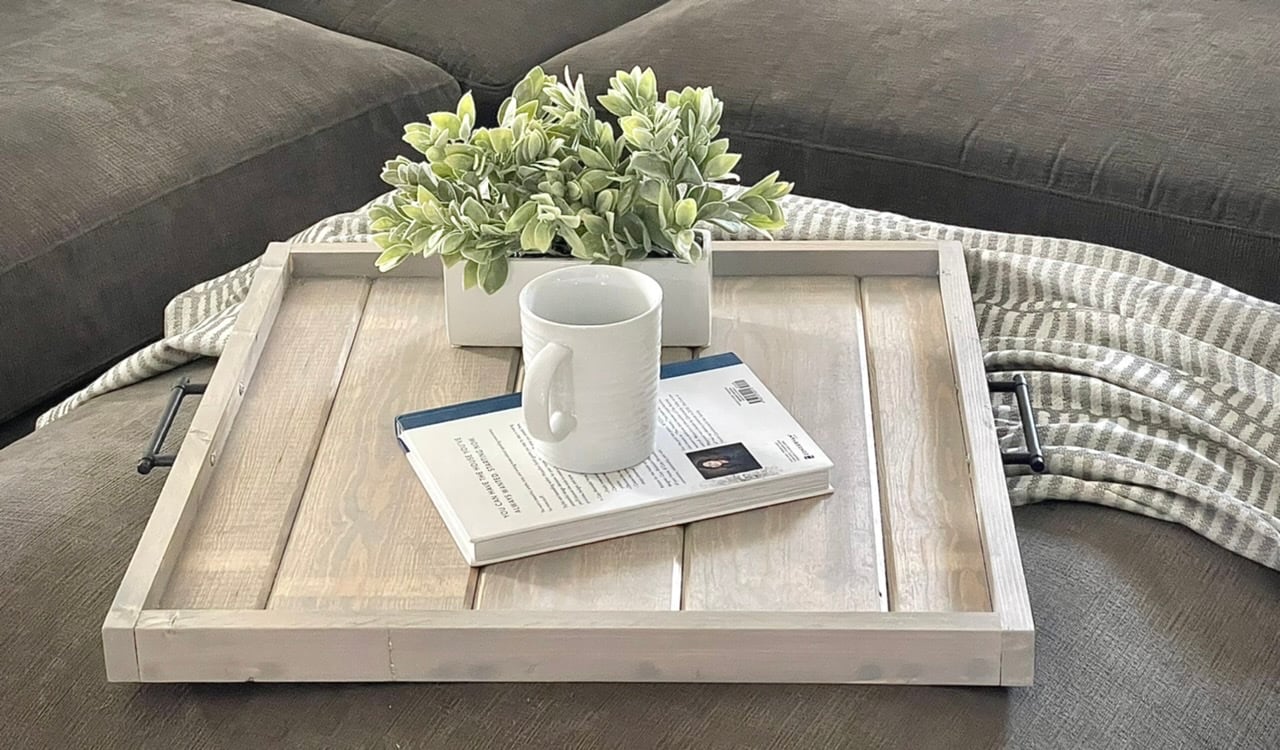 Tongue and Groove Ottoman Tray Ana White