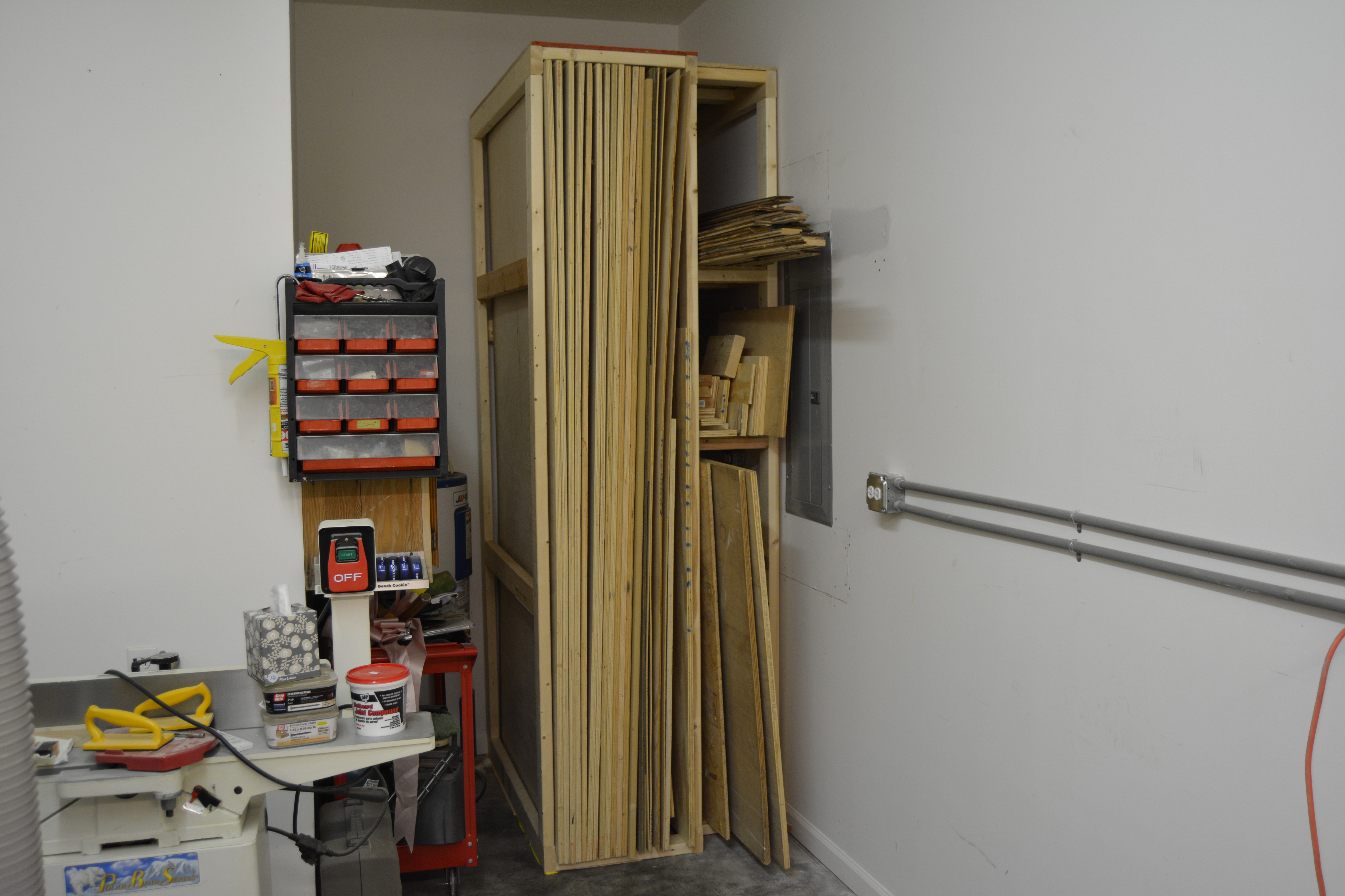 Pocket hole plywood rack Ana White