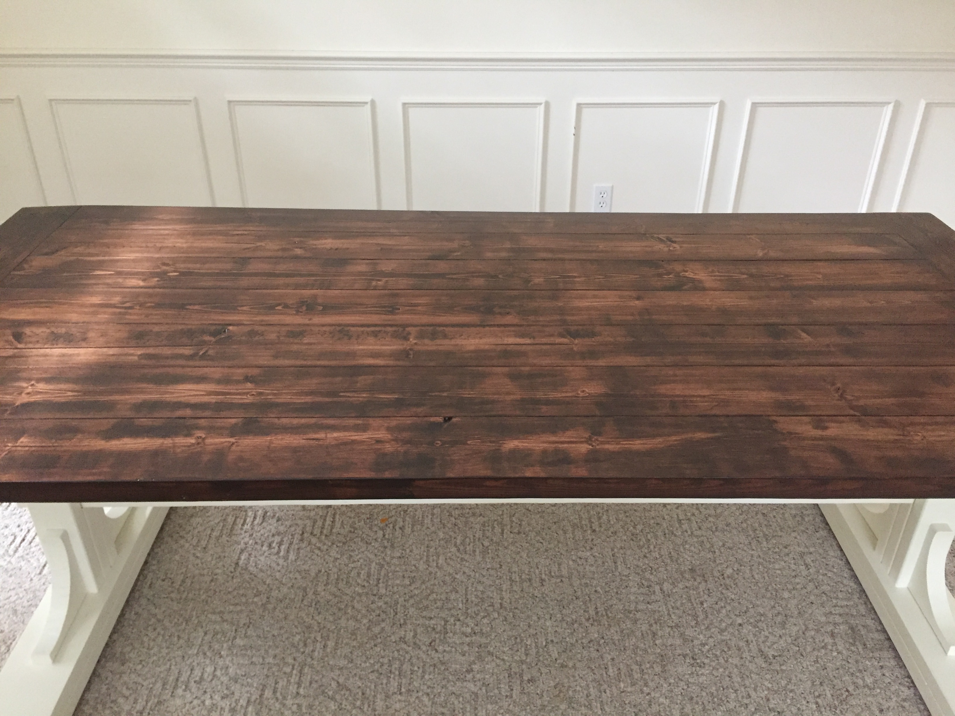 Ana White Double Pedestal Farmhouse Table DIY Projects