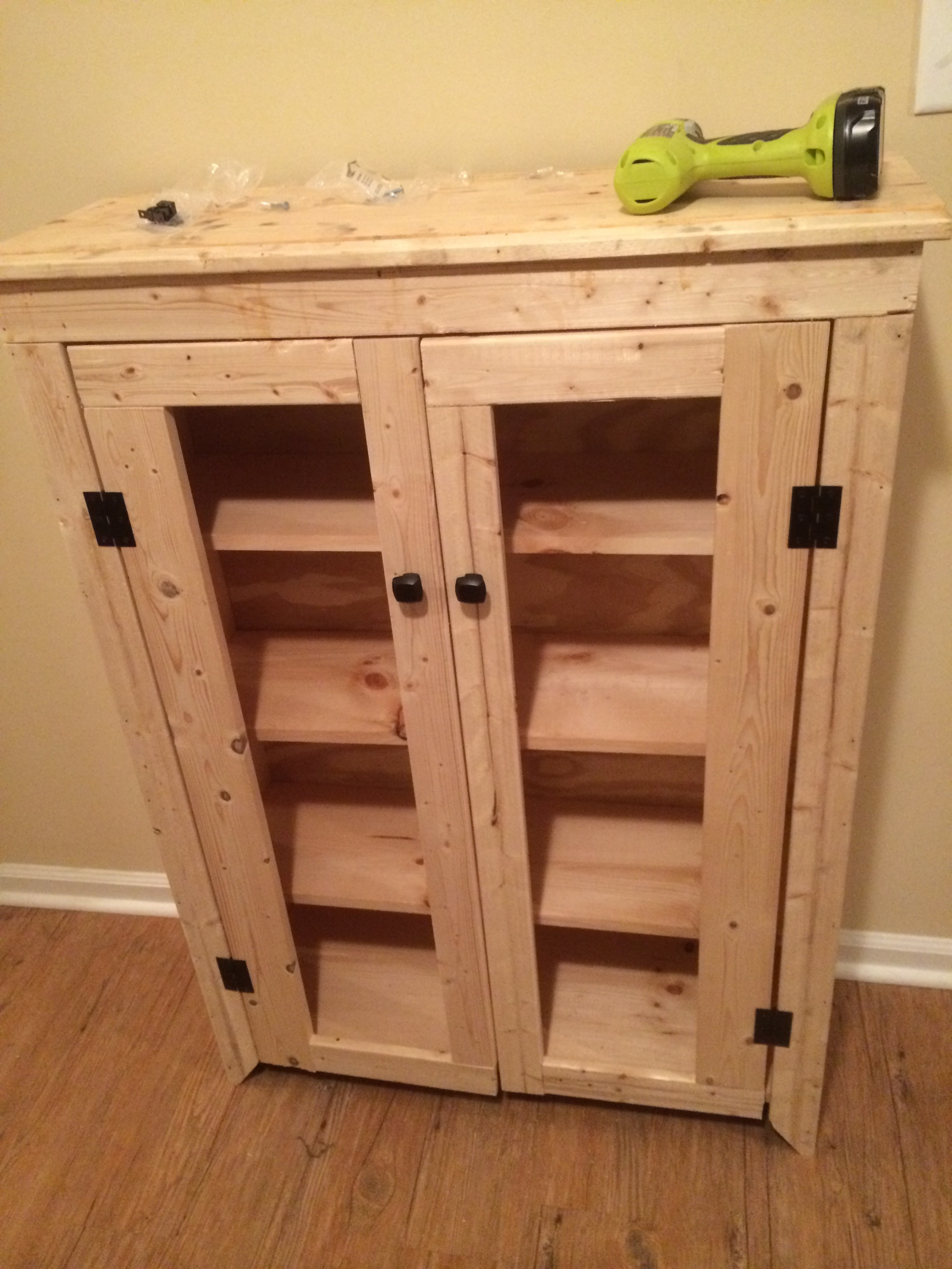 Modified King Farmhouse Bed Taller headboard. Ana White