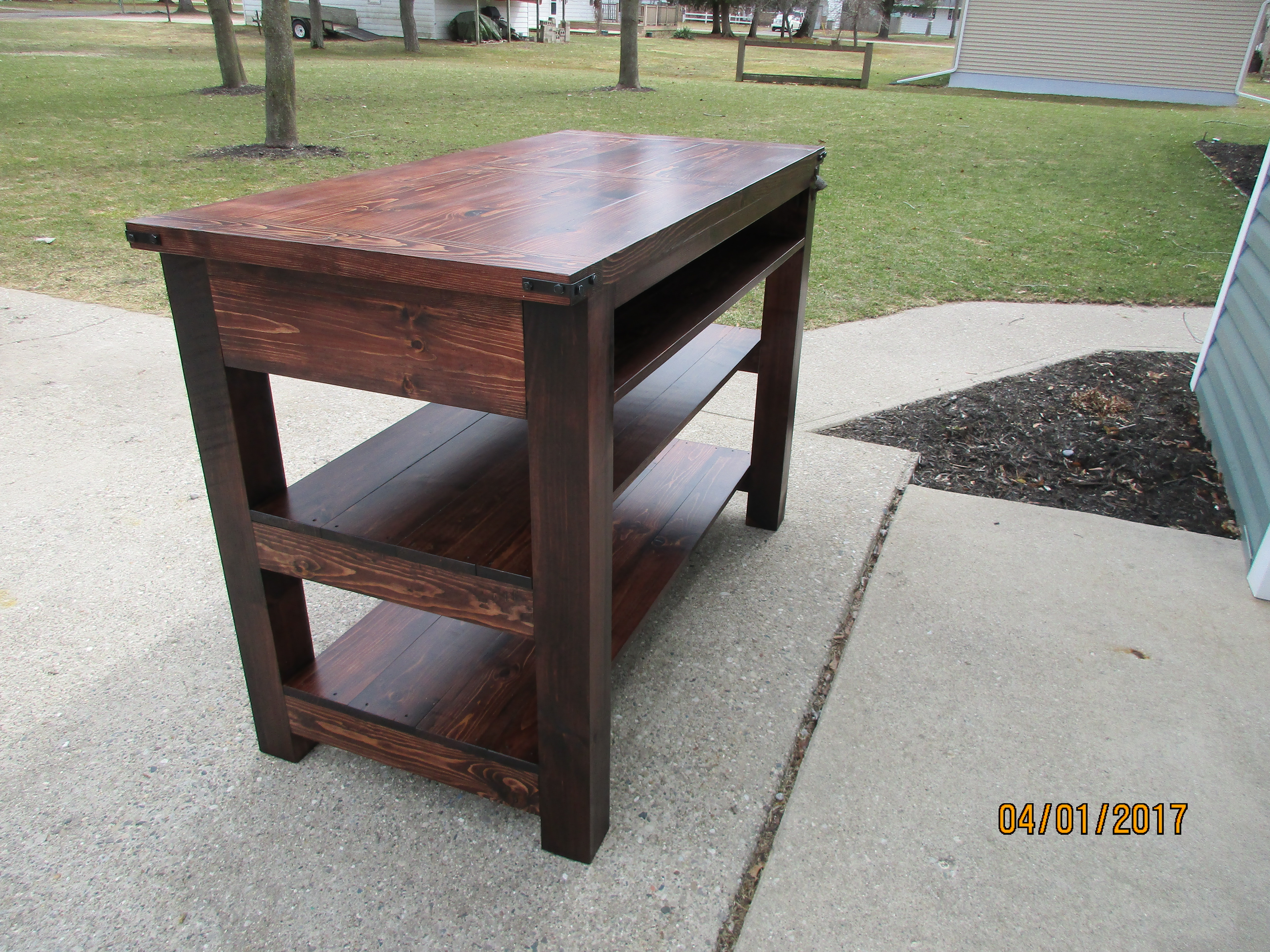 Rustic Island Ana White