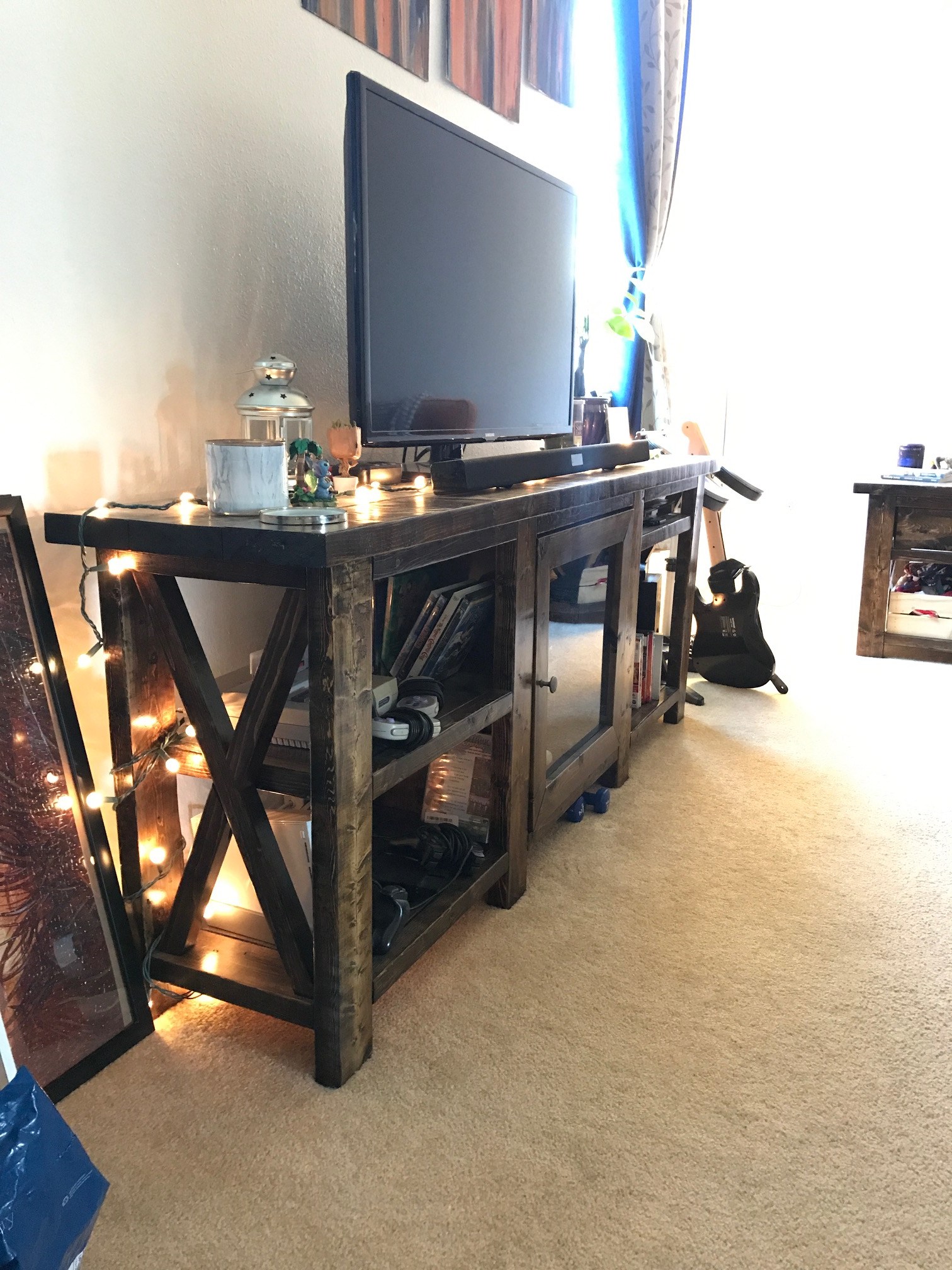 Console turned TV Stand Ana White