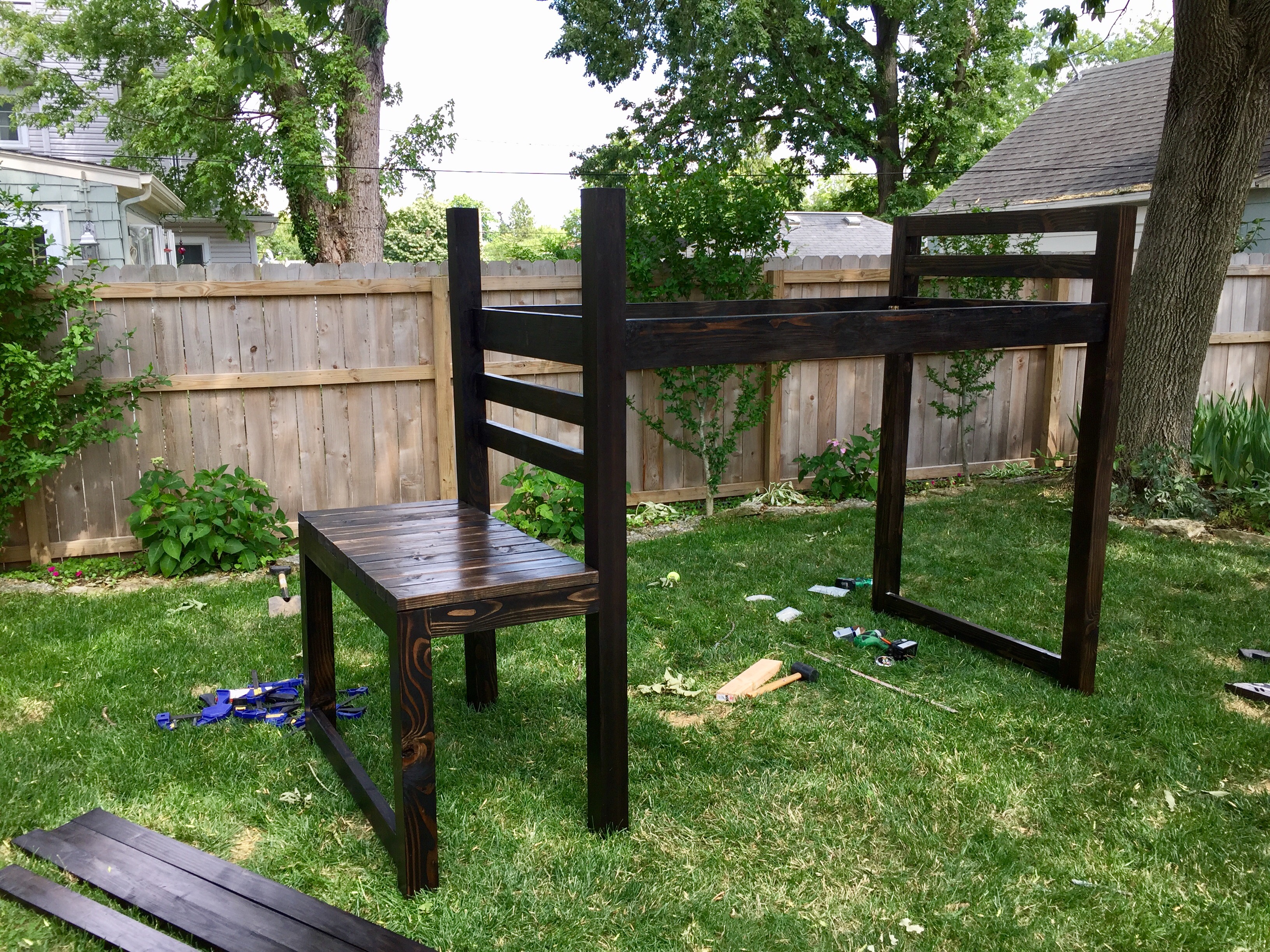 Ana White Modified junior loft bed DIY Projects