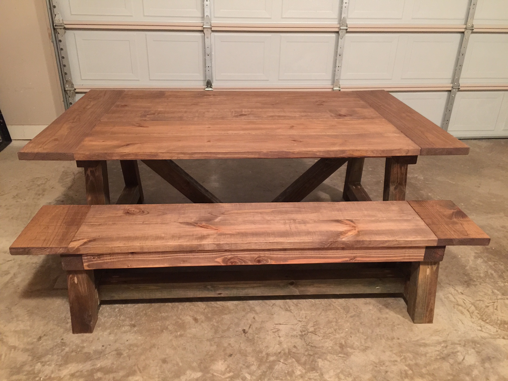 Ana White 4x4 Truss Beam Table DIY Projects